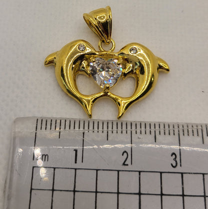 ਸੋਨੇ ਦੀ ਝਾਲ ਵਾਲਾ ਜਾਨਵਰਾਂ ਦਾ ਲਟਕਿਆ ਹੋਇਆ ਪੈਂਡੈਂਟ