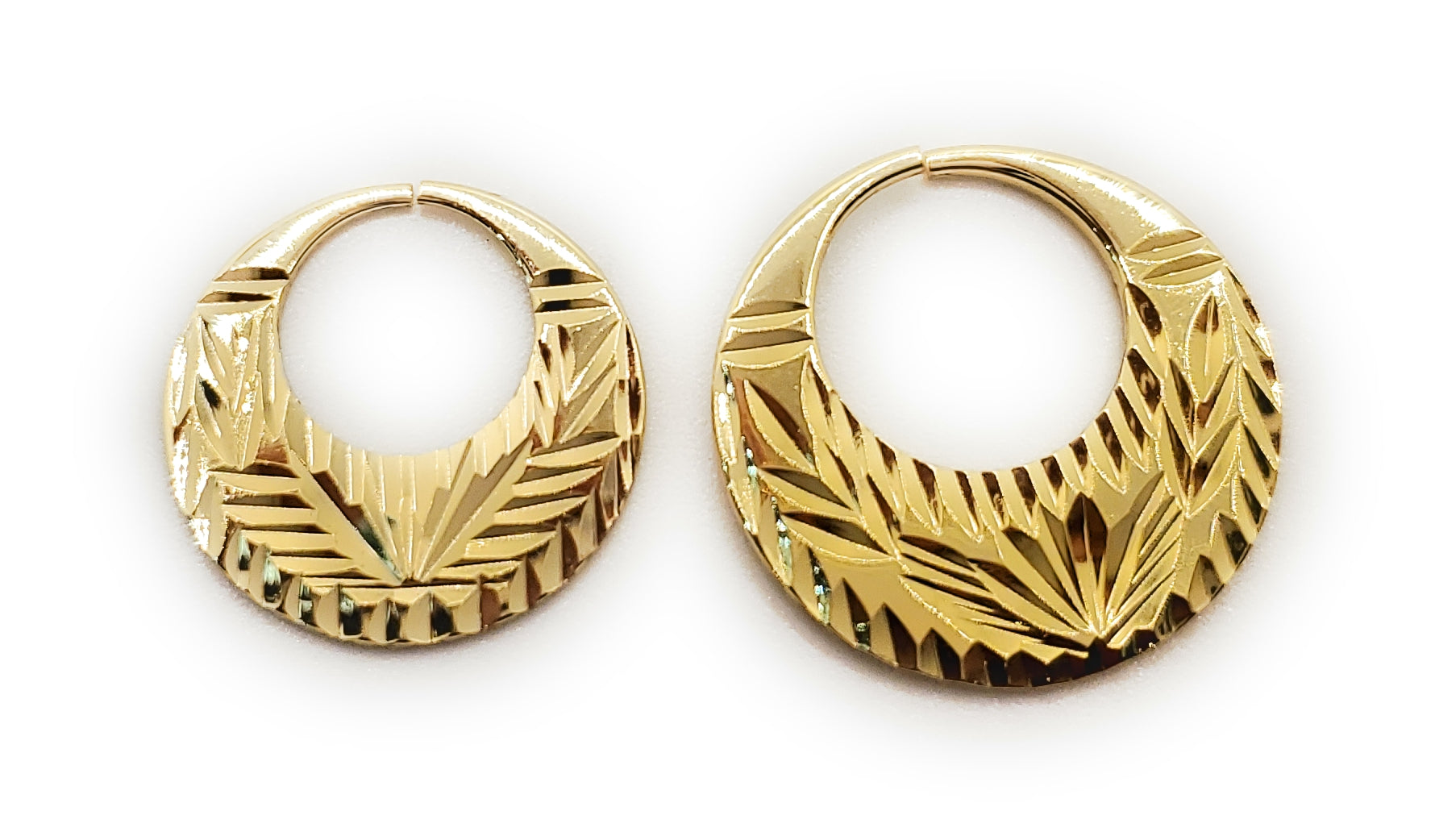 New Kalkatti design Earrings with little bunch of hangings in 22K Hallmark  Gold | eBay