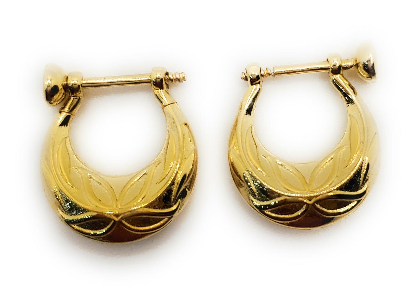 Screw Back Real Silver Gold Filled  Nattiyan