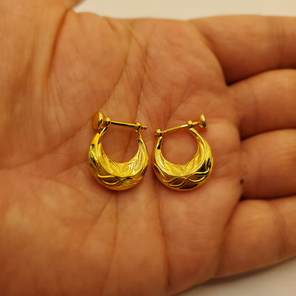 Screw Back Real Silver Gold Filled  Nattiyan