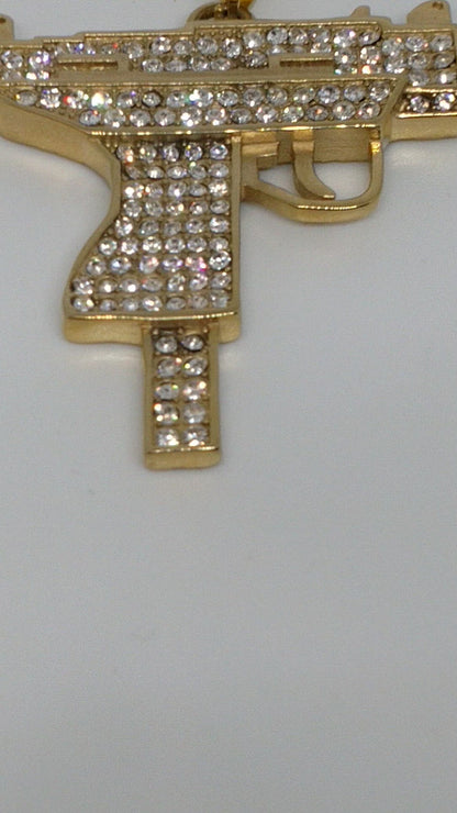 Pendentif pistolet Uzi