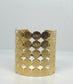 Gold plated coin bangle - 7Jewelry