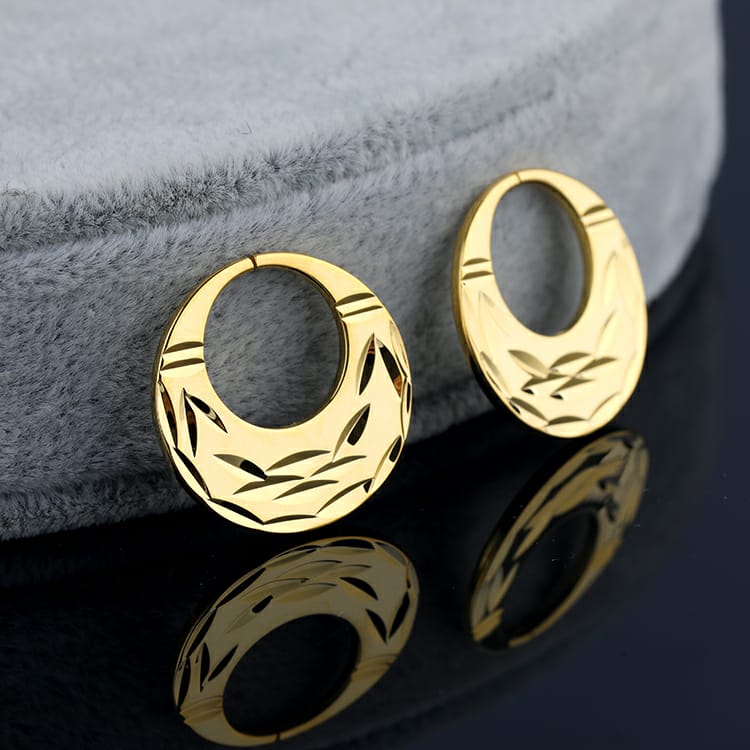 Boucles d'oreilles Nattiyan au nouveau design classique