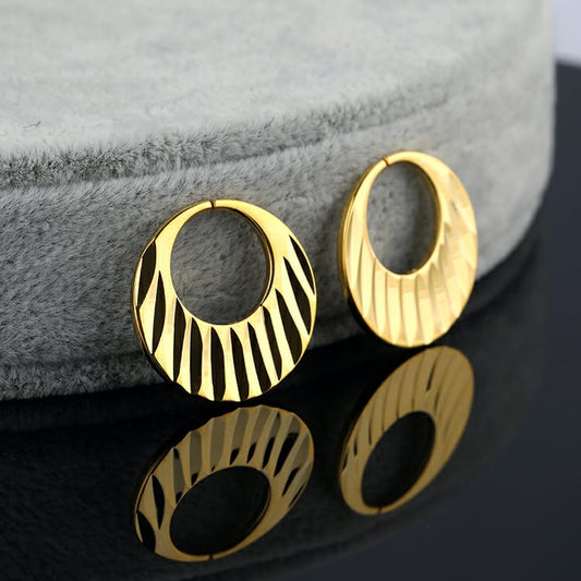 Boucles d'oreilles Nattiyan taille diamant