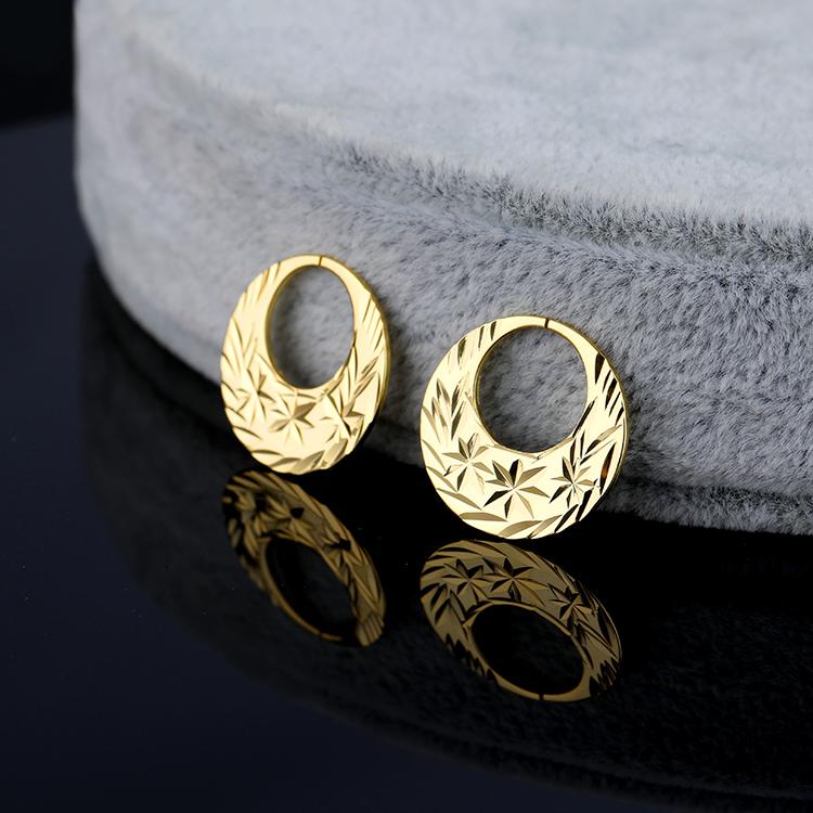 Classic Real Silver Gold Plated Nattiyan Earrrings