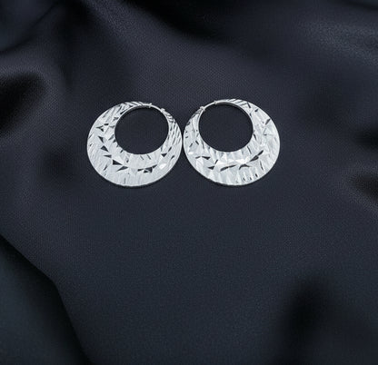 Silver Nattiyan Earrings - 7Jewelry