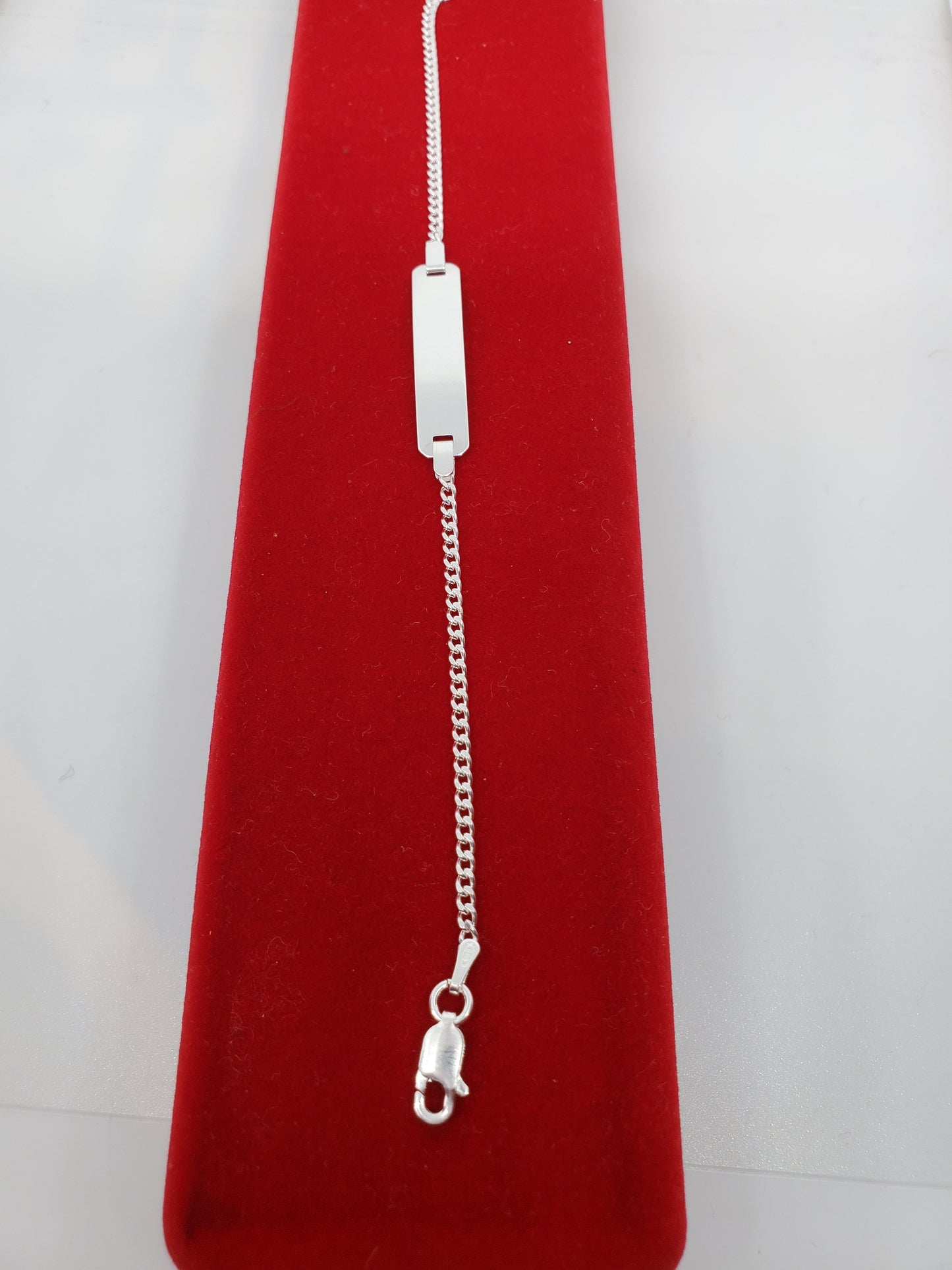 Real silver baby ID bracelet - 7Jewelry