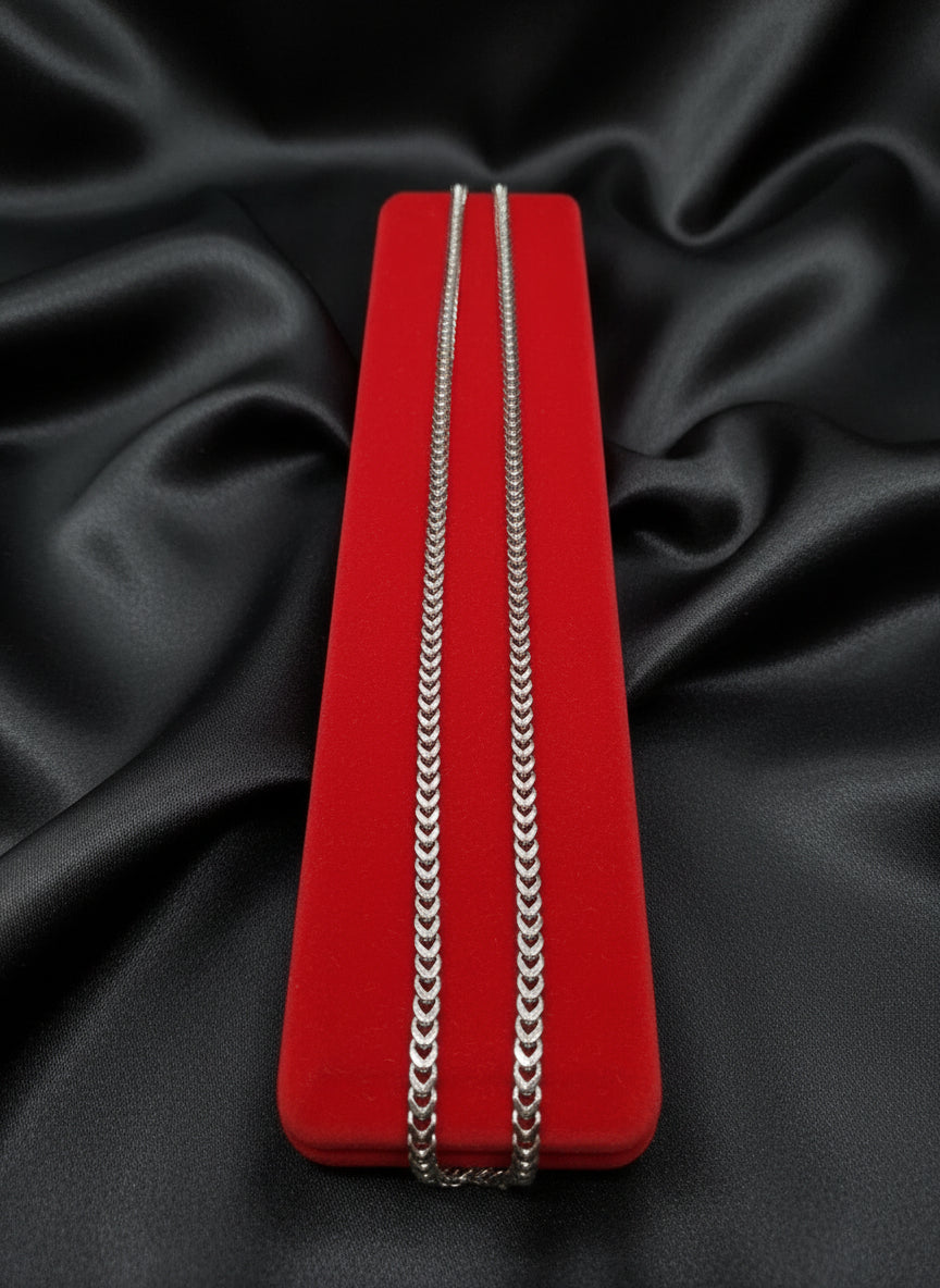 Chaîne unisexe Franco en acier inoxydable