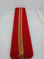 Miami cuban link gold plated unisex chain