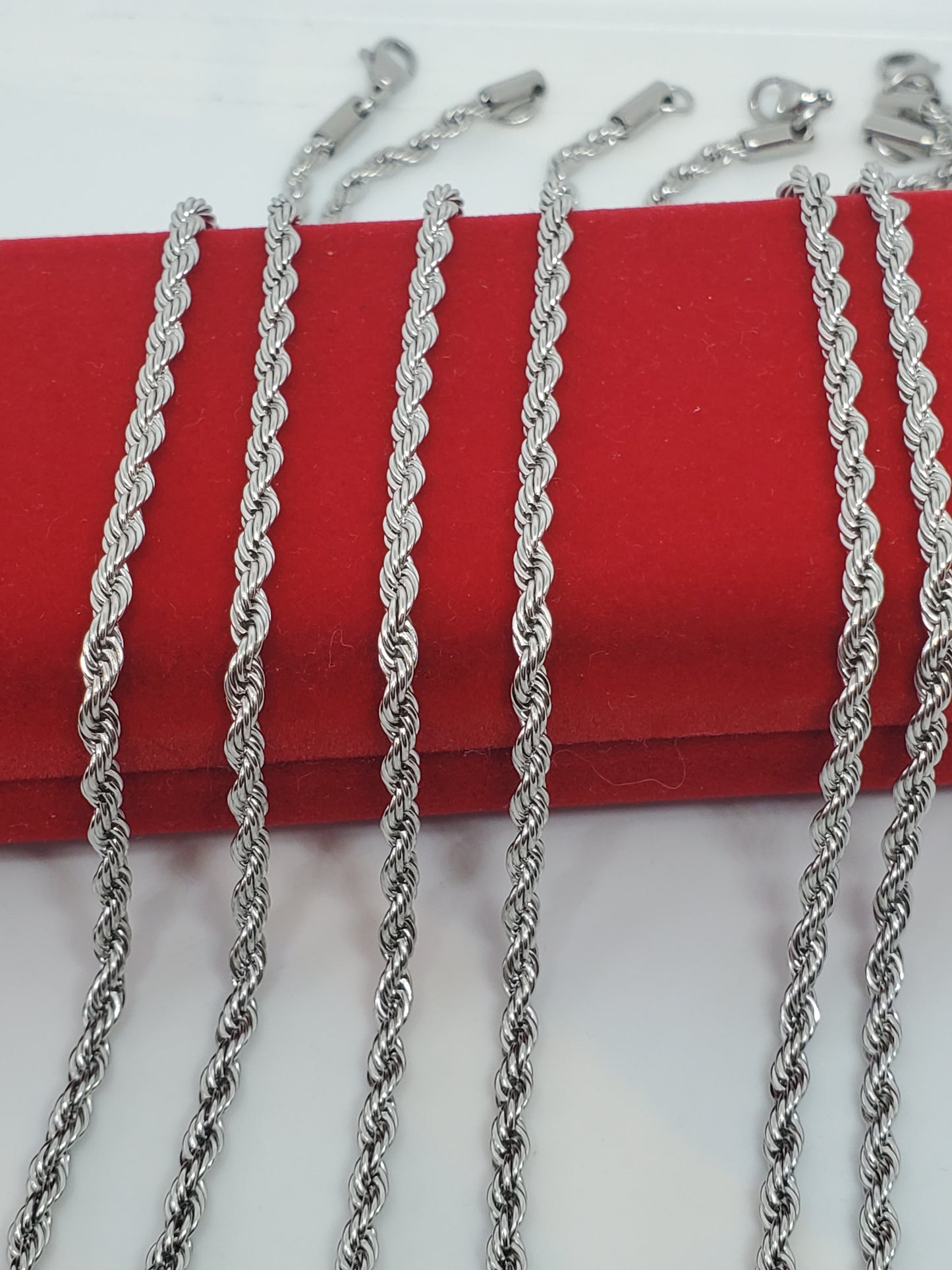 Stainless Steel unisex rope chain