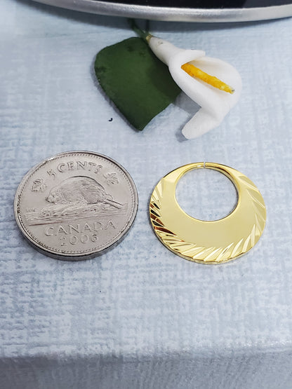 Boucles d'oreilles Nattiyan classiques et unies