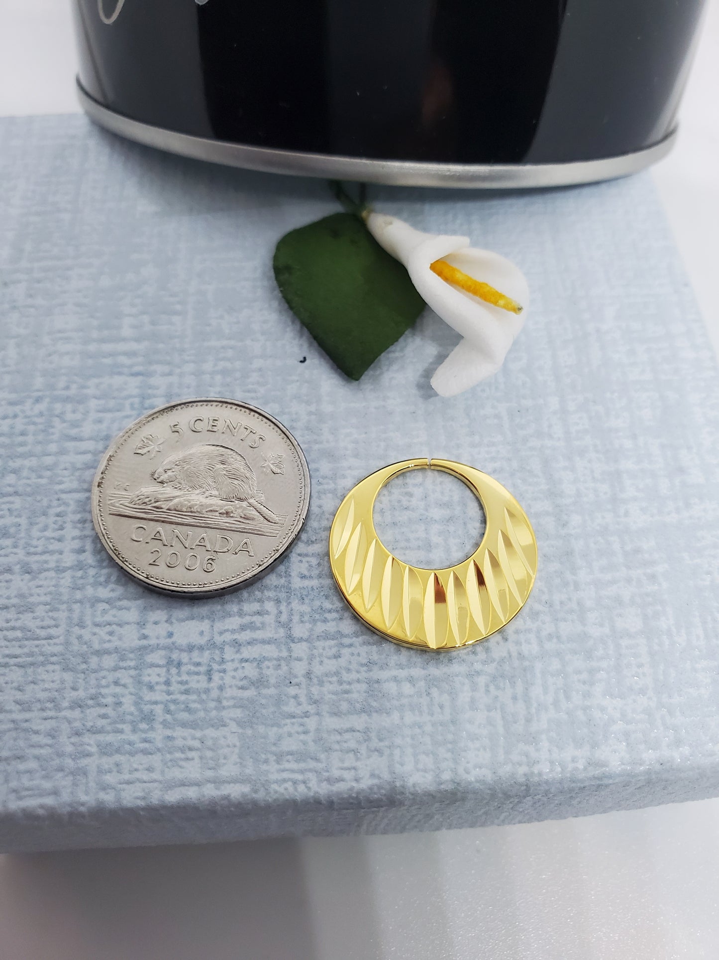 Boucles d'oreilles Nattiyan taille diamant