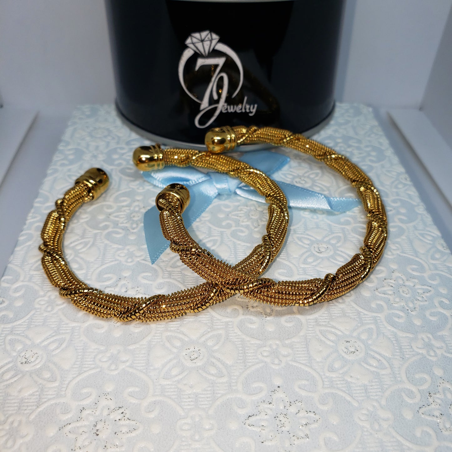 Adjustable Gold Plated Bangle