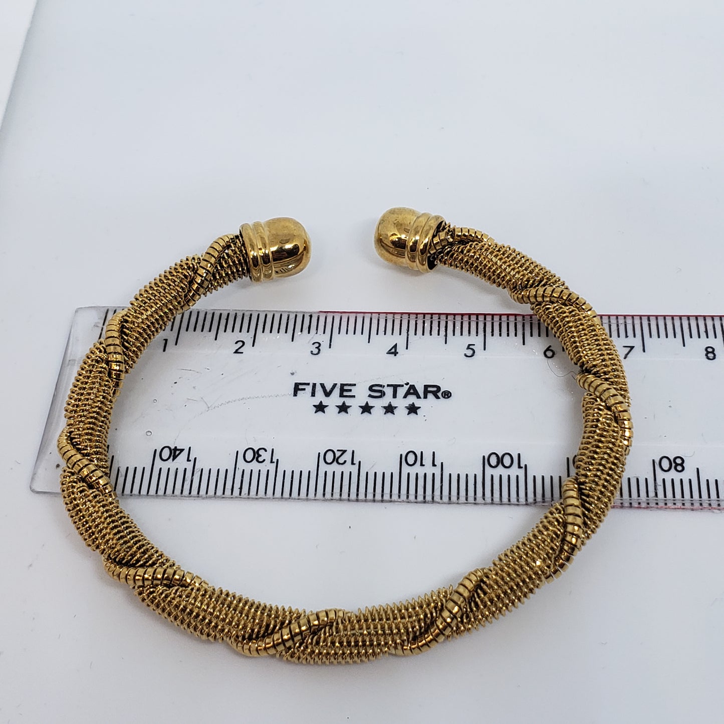 Adjustable Gold Plated Bangle