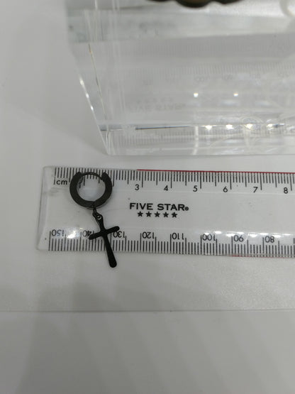 Boucles d'oreilles créoles plaquées or pour hommes