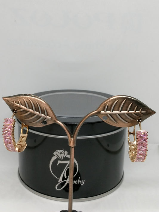 Boucles d'oreilles créoles en diamant pour femme