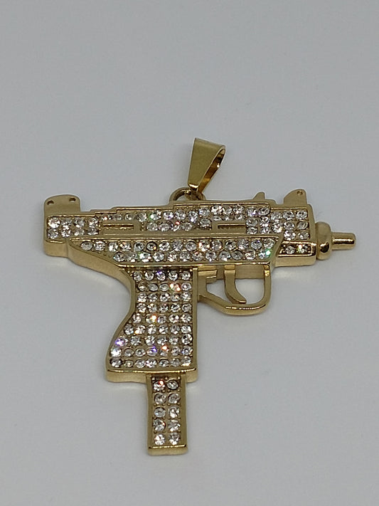 Pendentif pistolet Uzi