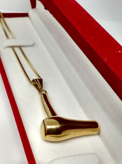 ਸੋਨੇ ਦੀ ਪਲੇਟ ਵਾਲਾ ਬਲੋਡ੍ਰਾਈ ਪੈਂਡੈਂਟ