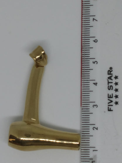 ਸੋਨੇ ਦੀ ਪਲੇਟ ਵਾਲਾ ਬਲੋਡ੍ਰਾਈ ਪੈਂਡੈਂਟ