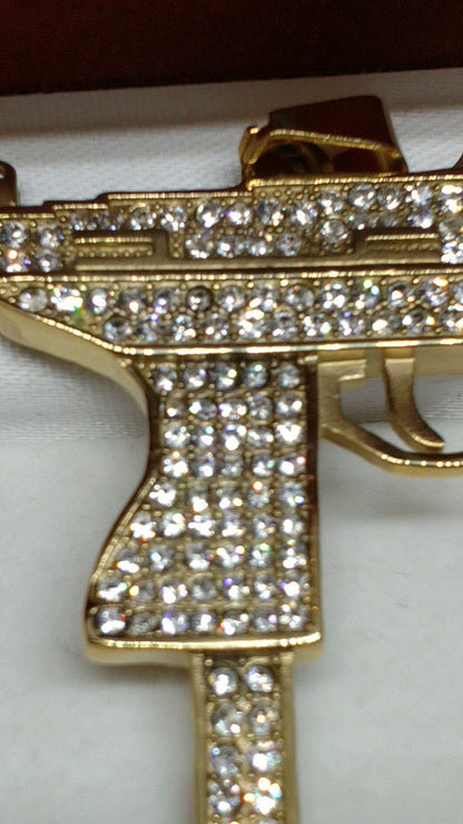 Pendentif pistolet Uzi