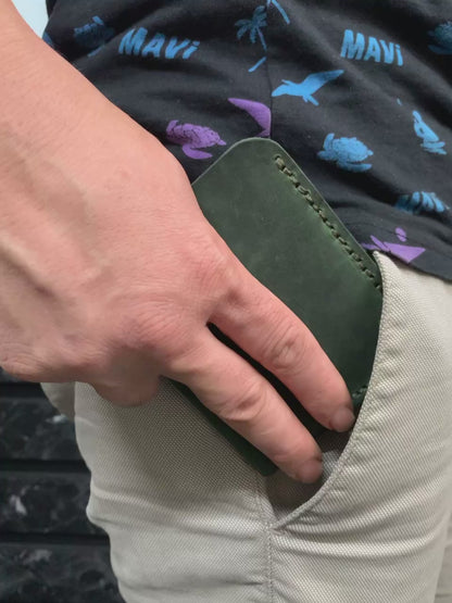 Précommande : Portefeuilles de poche en cuir pur