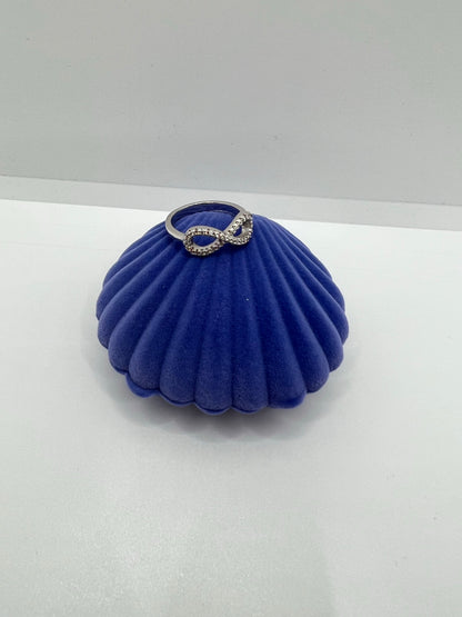 Bague infini en argent véritable