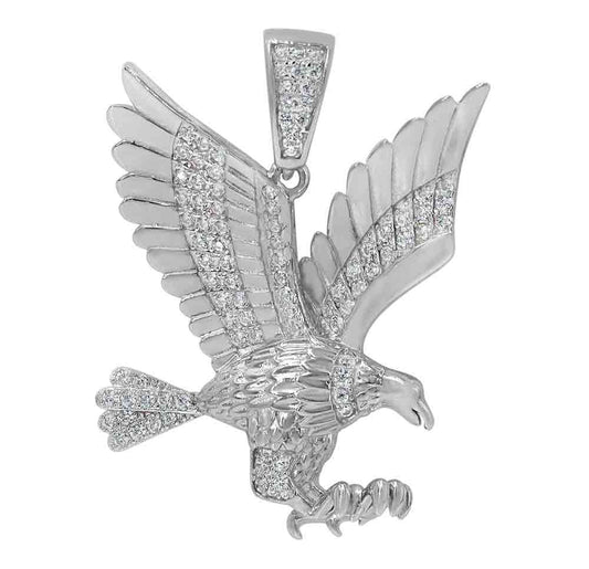 Pendentif aigle en argent sterling