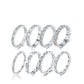 Sterling silver band rings