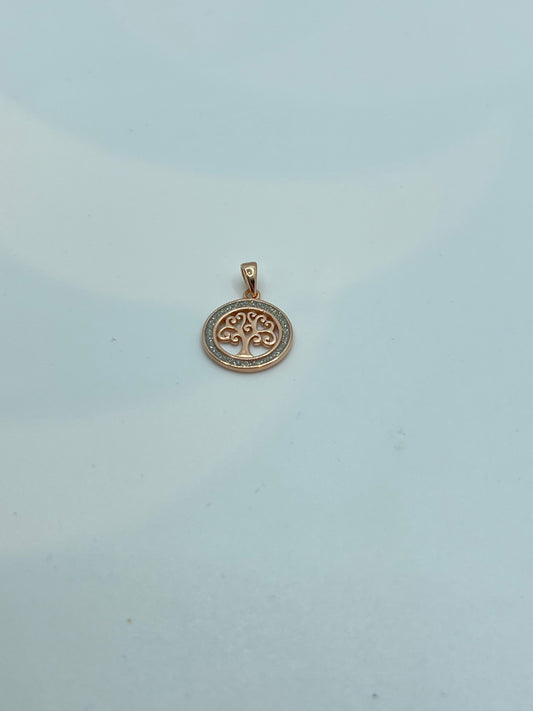 Real silver tree of life pendant