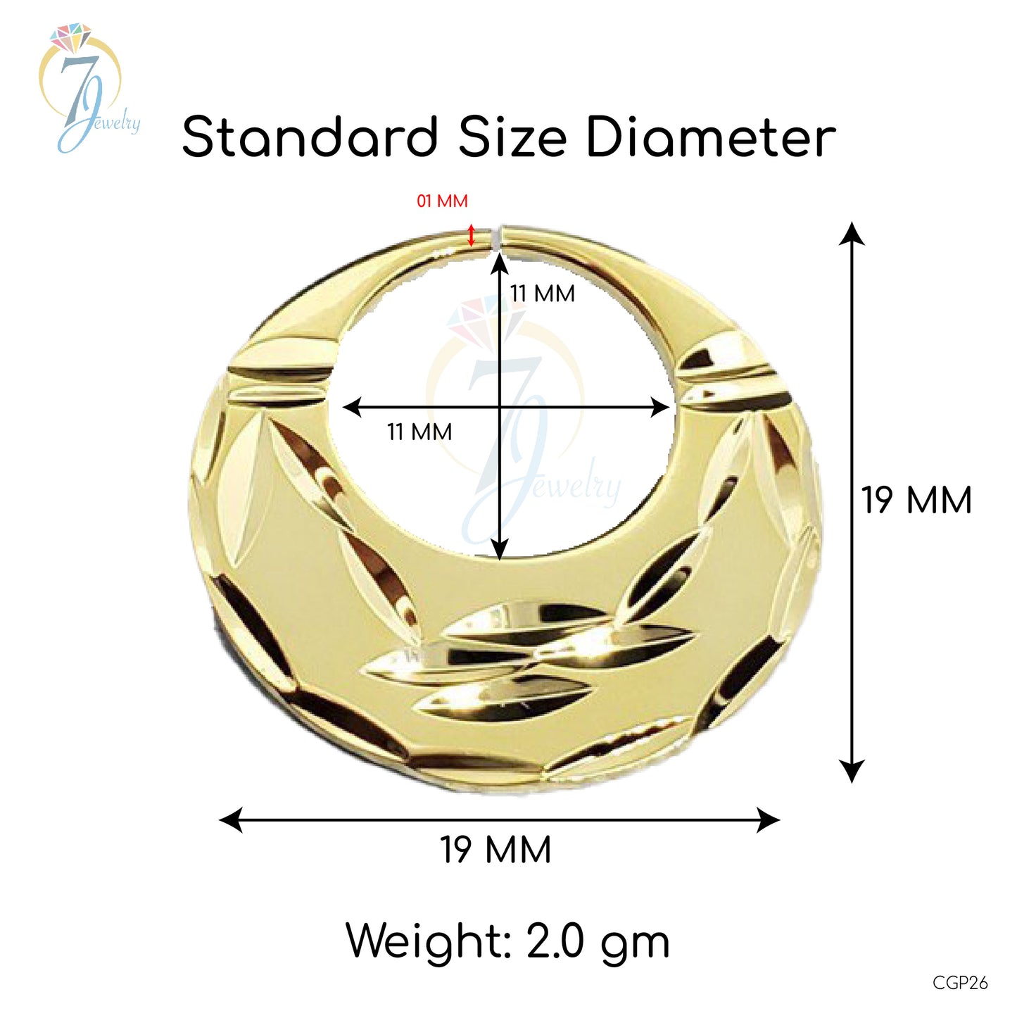 Boucles d'oreilles Nattiyan au nouveau design classique