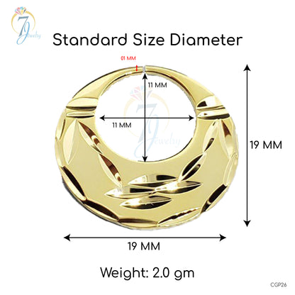 Boucles d'oreilles Nattiyan au nouveau design classique