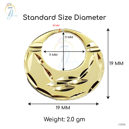 Boucles d'oreilles Nattiyan au nouveau design classique