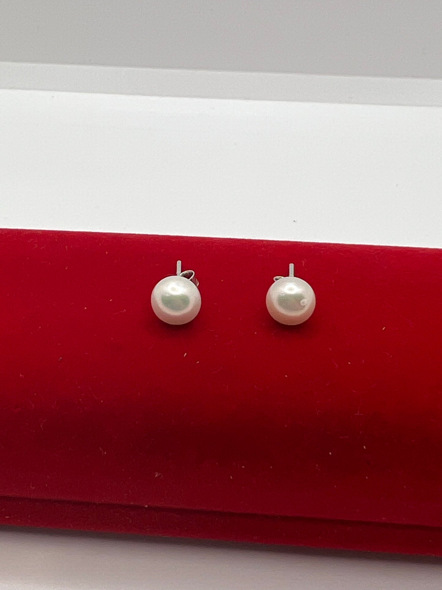 925 Sterling Silver pearl Set