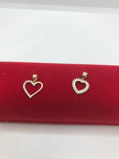 Pendentif coeur en or 10 carats