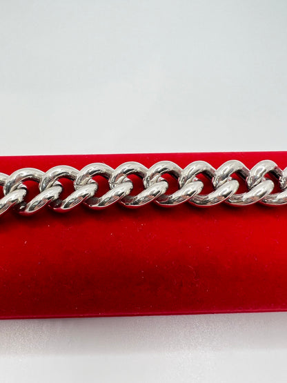 ਅਸਲੀ ਚਾਂਦੀ ਦੇ ਰੋਡੀਅਮ ਪਲੇਟਿਡ ਬਰੇਸਲੇਟ