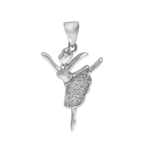 Collier de danseuse en argent véritable