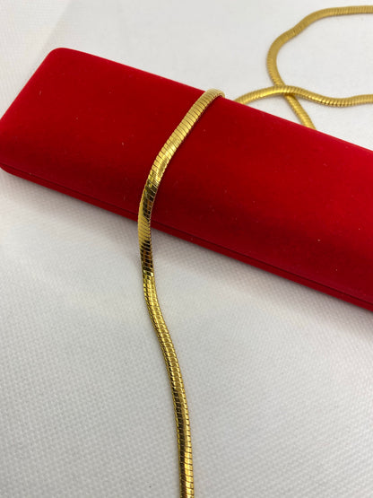 Chaînes plaquées or