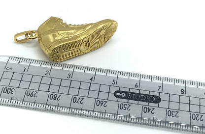 Pendentif chaussure en acier inoxydable