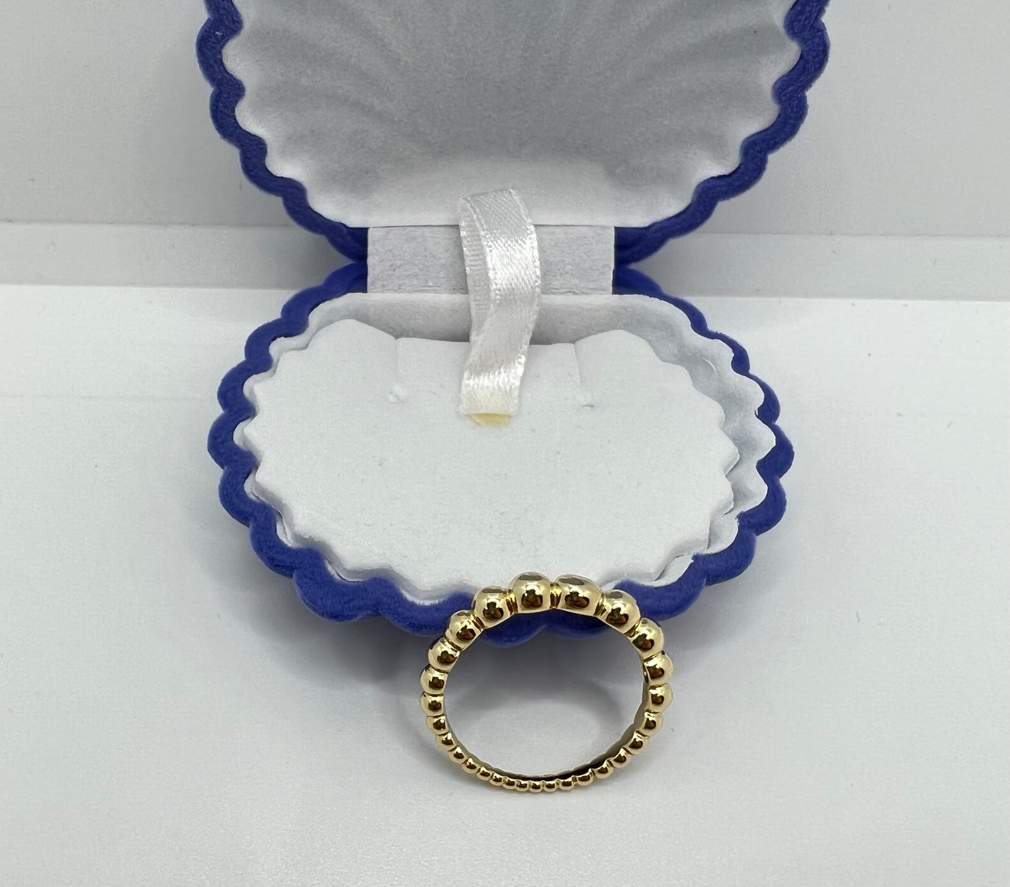 Bague en argent véritable et or rempli