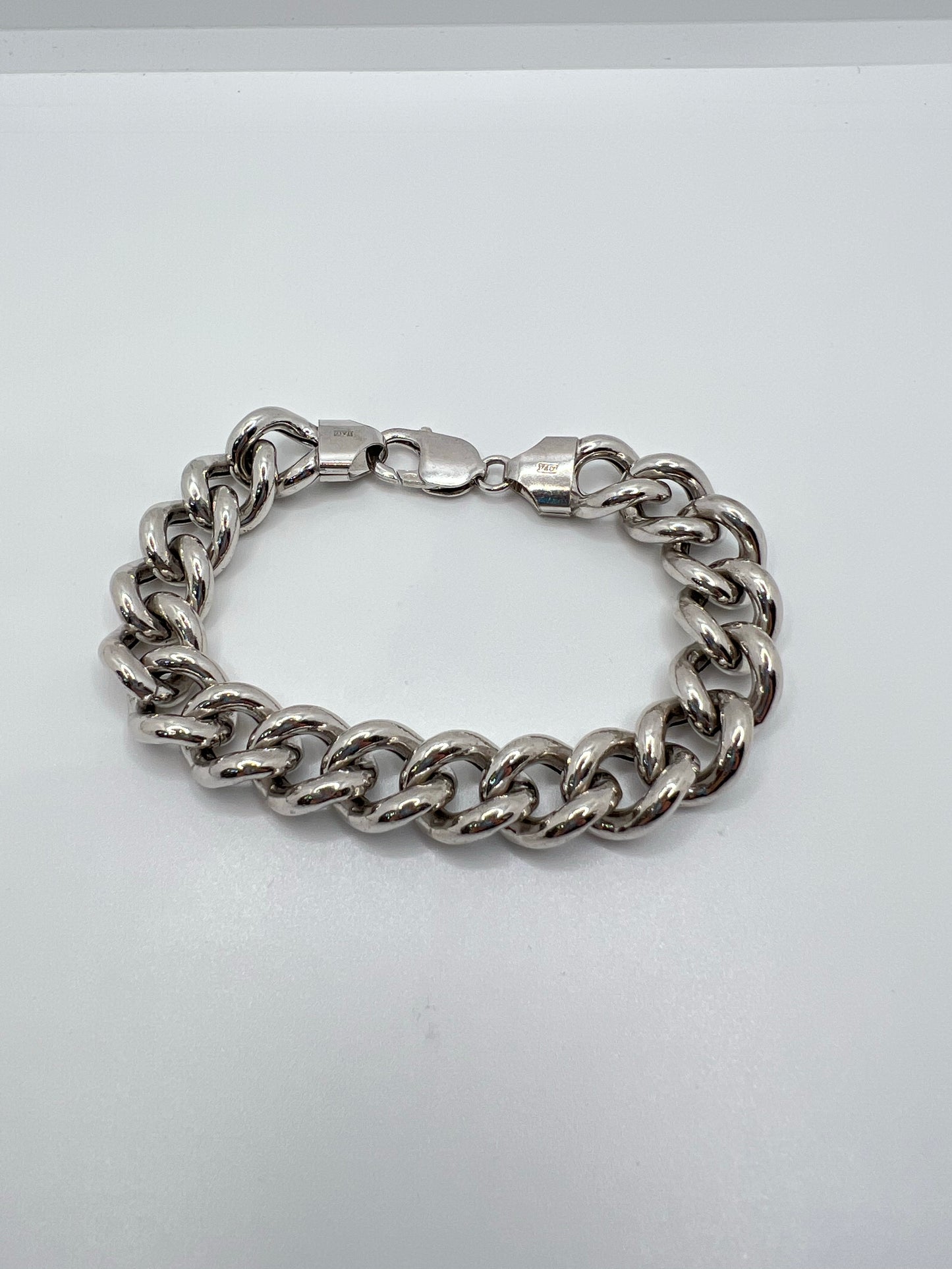 Real silver rhodium plated bracelets