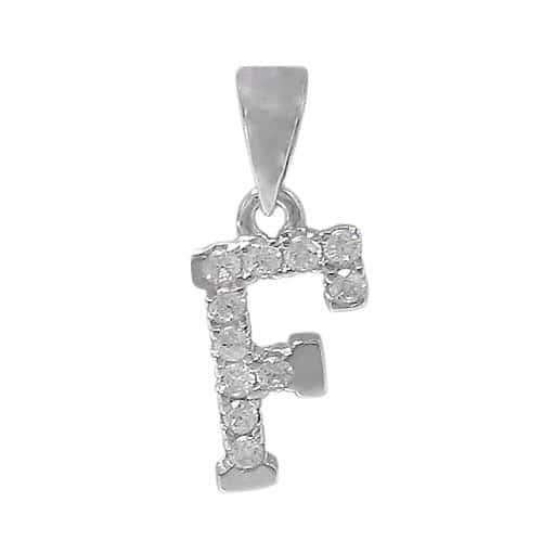 Sterling silver initial necklace