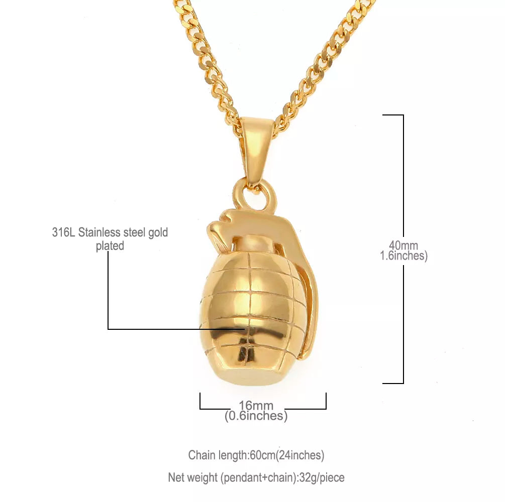 Collier fantaisie plaqué or