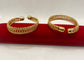 Gold plated bangles