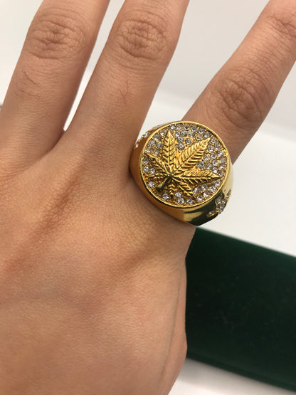 Bague fantaisie plaquée or 18 carats