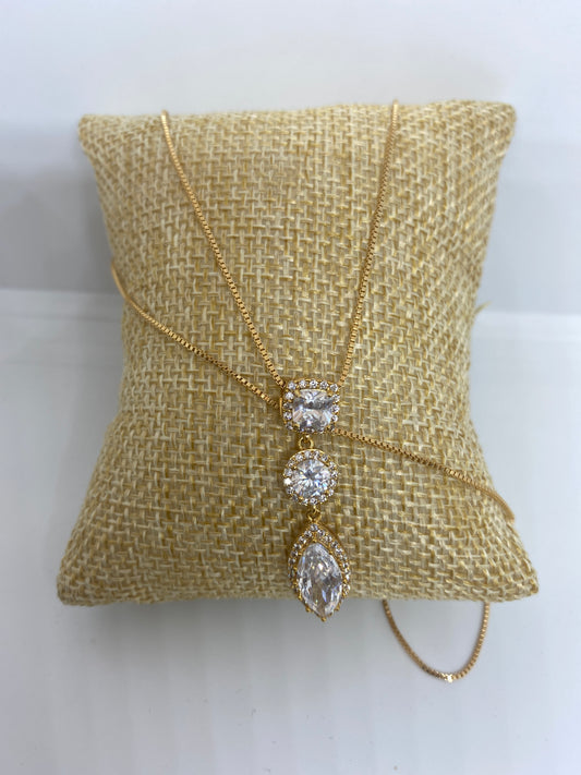 Gold plated necklace