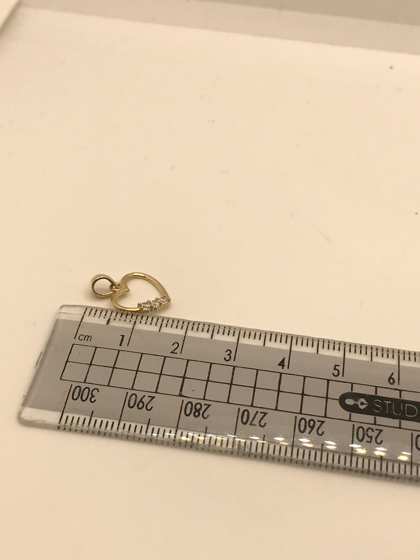 Pendentif coeur en or 10 carats