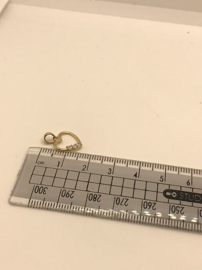 Pendentif coeur en or 10 carats