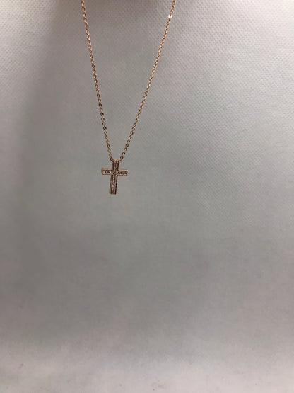 Gold plated cross necklaces