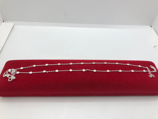 Sterling silver stardust design anklets