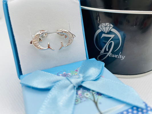 Boucles d'oreilles à tige en argent sterling 925